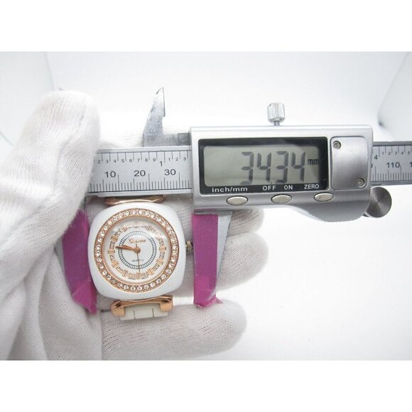 Women's Geneva Quartz WR Analog 34mm Dial Causal Round Watch (F29) - Picture 2 of 11